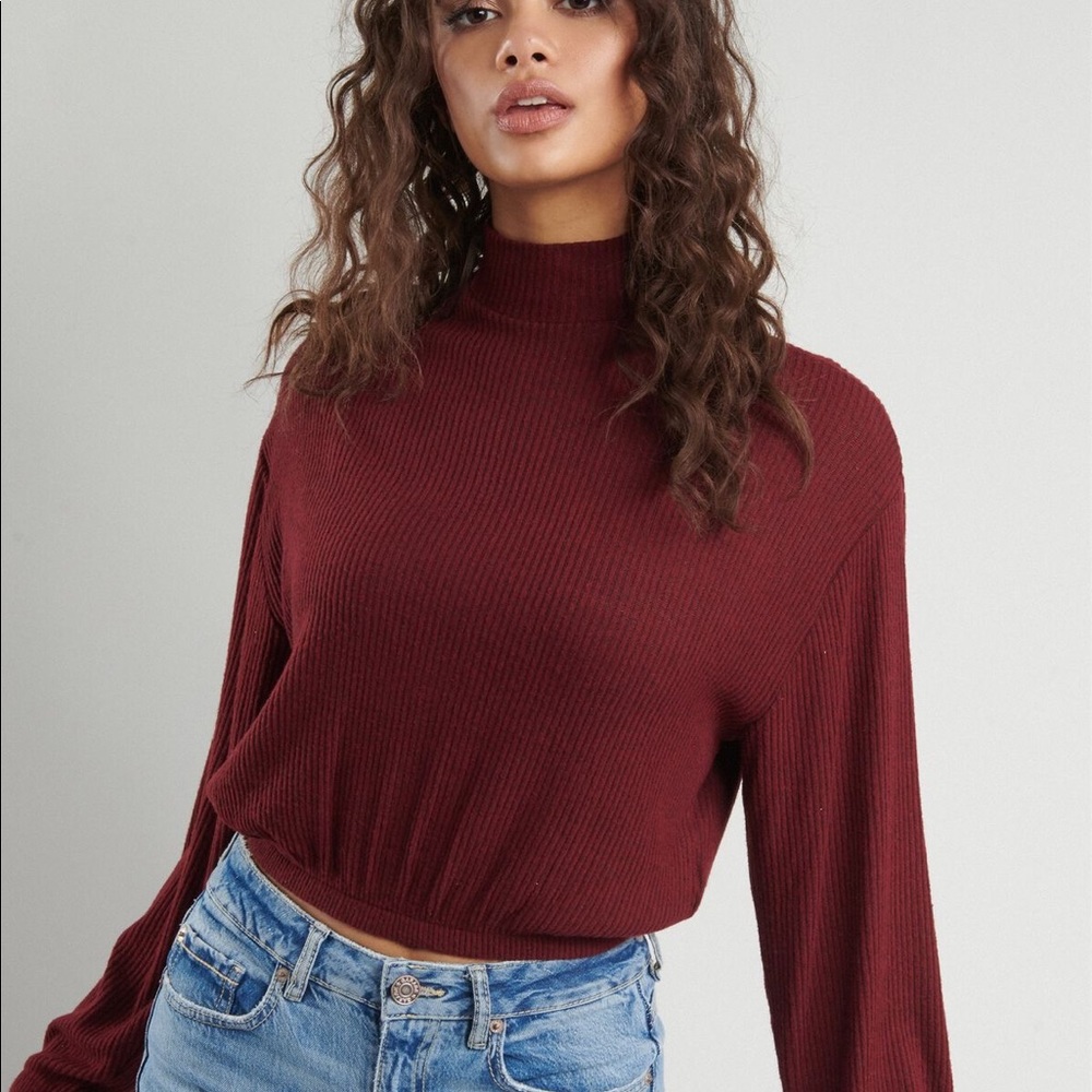Garage Mock Neck Top
